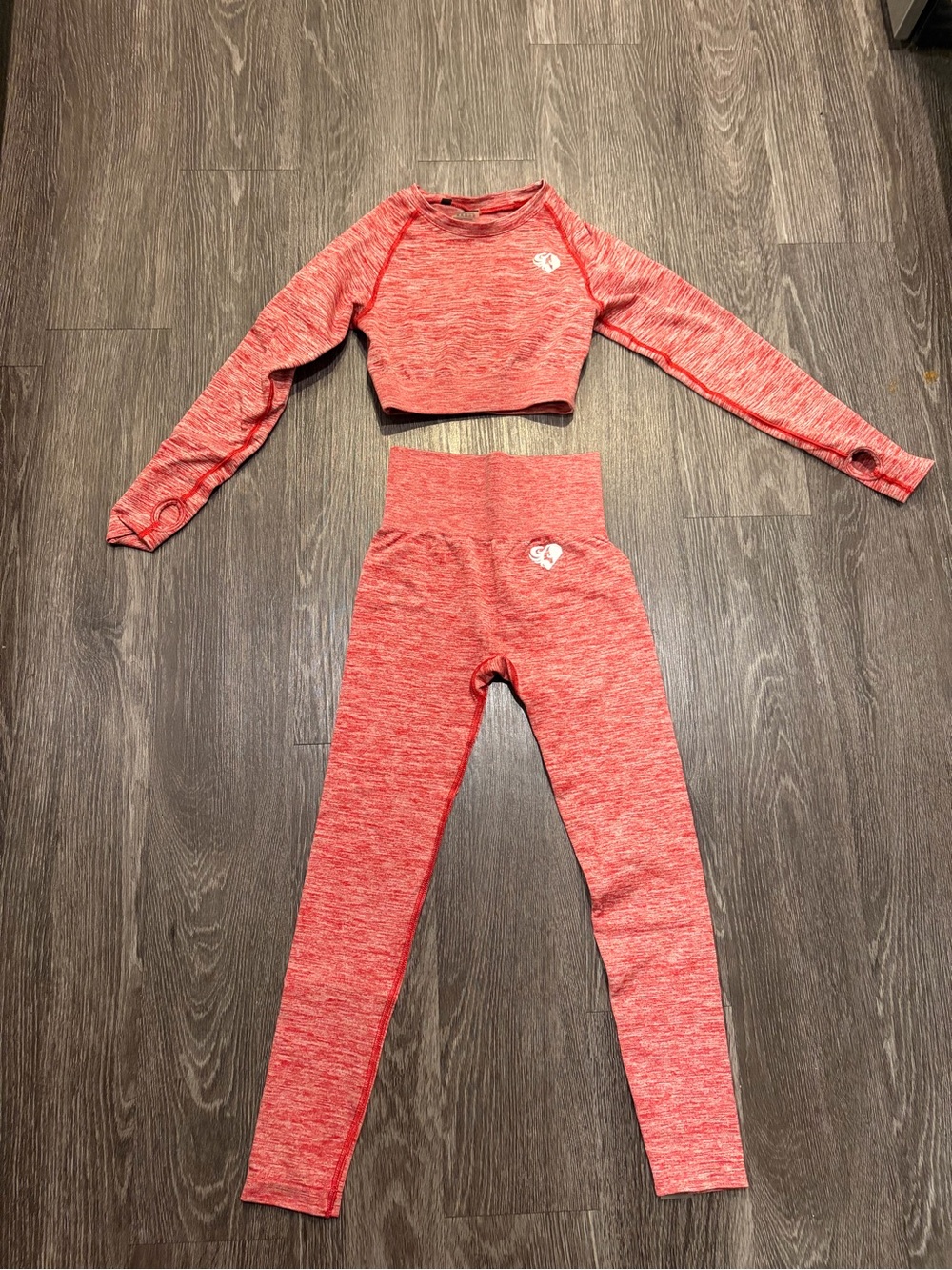 Seamless High-Waist Red Leggings for Women - Sculpting Activewear